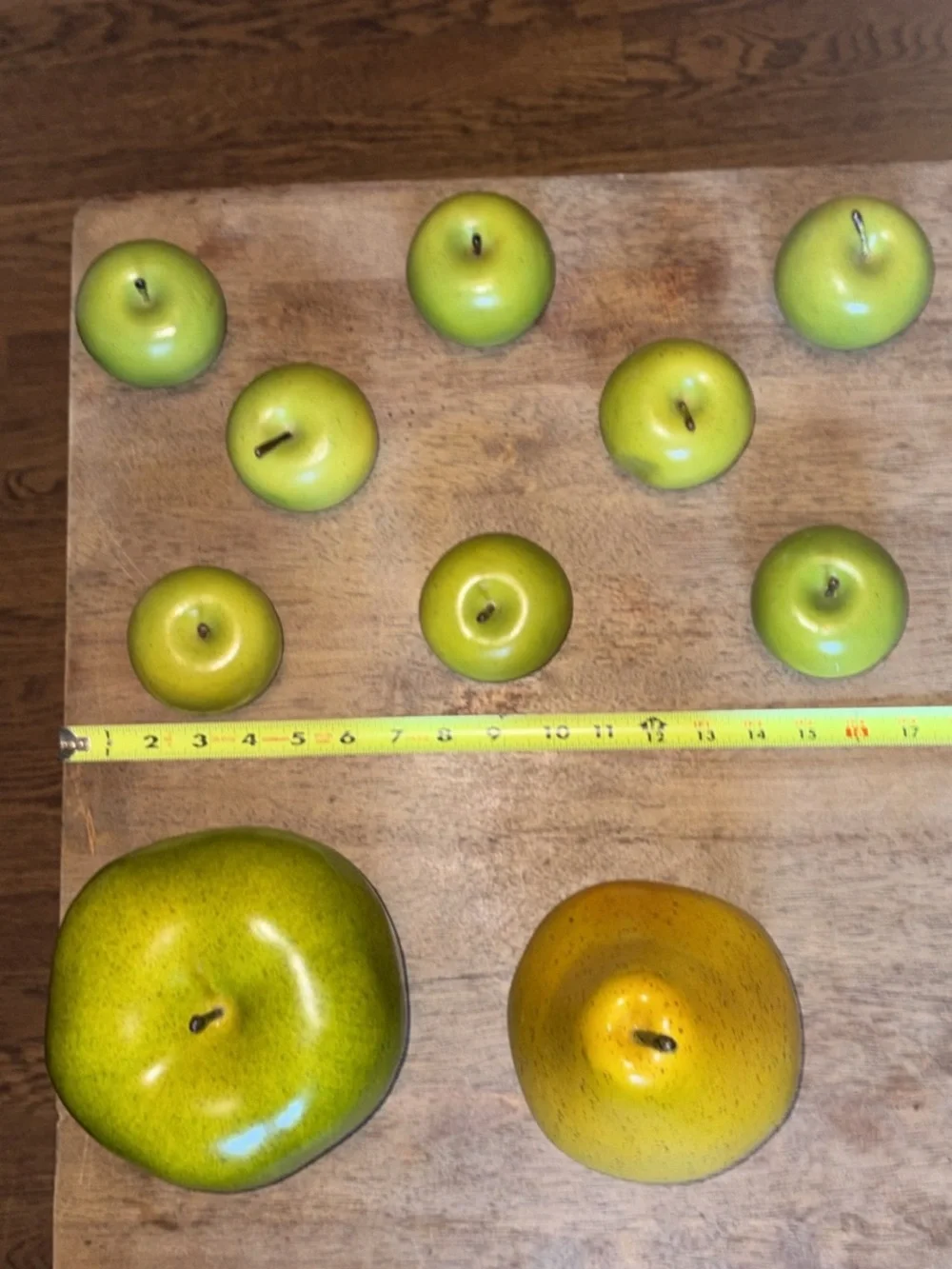 Artificial Green Apple Decorative Fruit Set - Home Accents